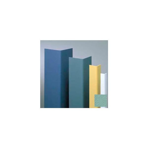 Pawling Vinyl Surface Mounted Corner Guard, 135Deg Corner, 1-1/2" Wings, 4'H, Sage GRN, Drilled CGD-1245-4-371 - main